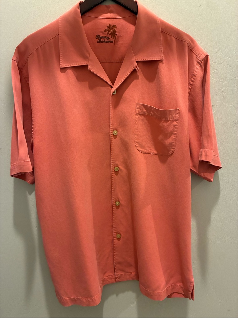 Tommy Bahama Coral Short-Sleeve Button-Down Camp Shirt XL